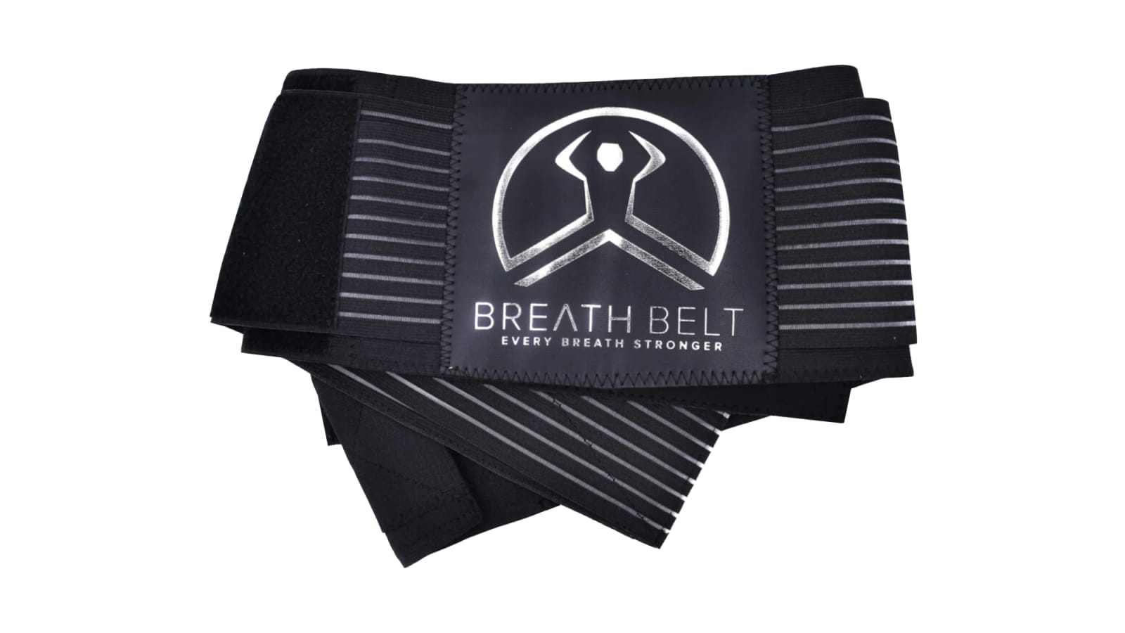 Boost Breath Belt 黒 The Breath Belt - Black / Silver | Rogue Fitness